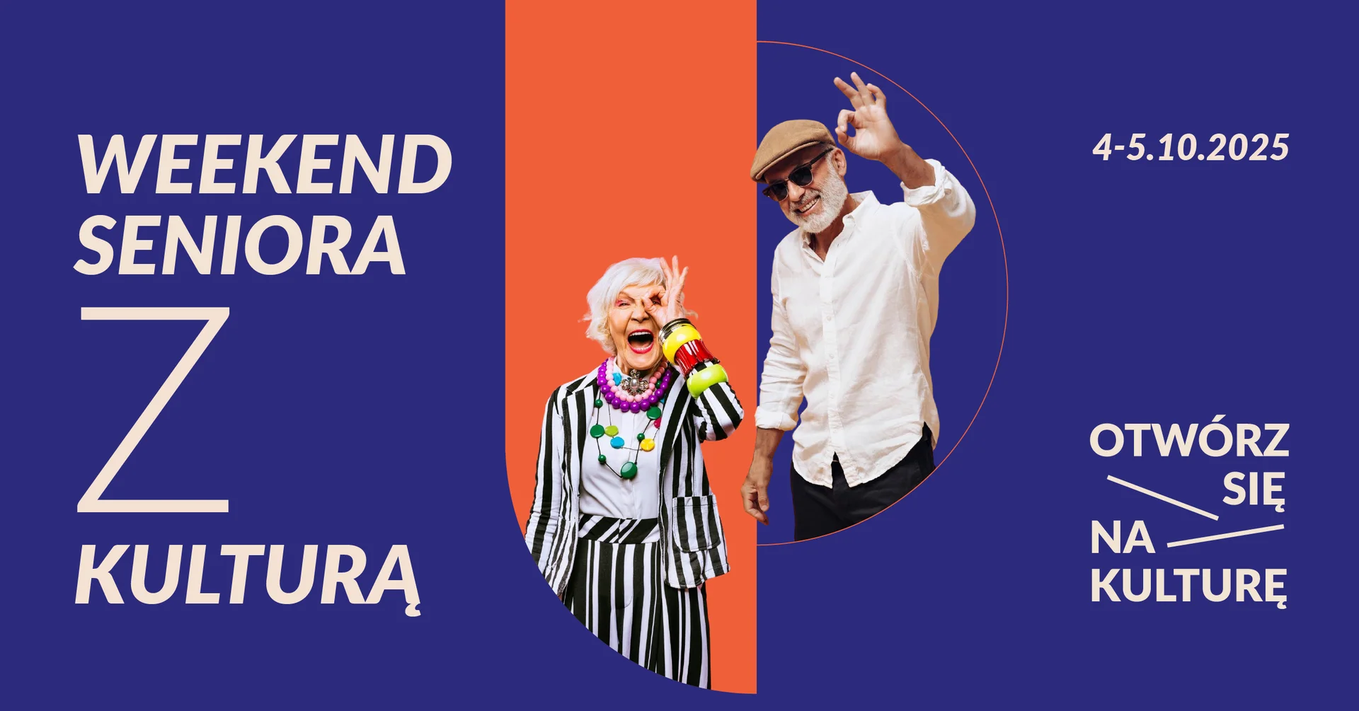 grafika do wydarzenia weekend seniora z kulturą