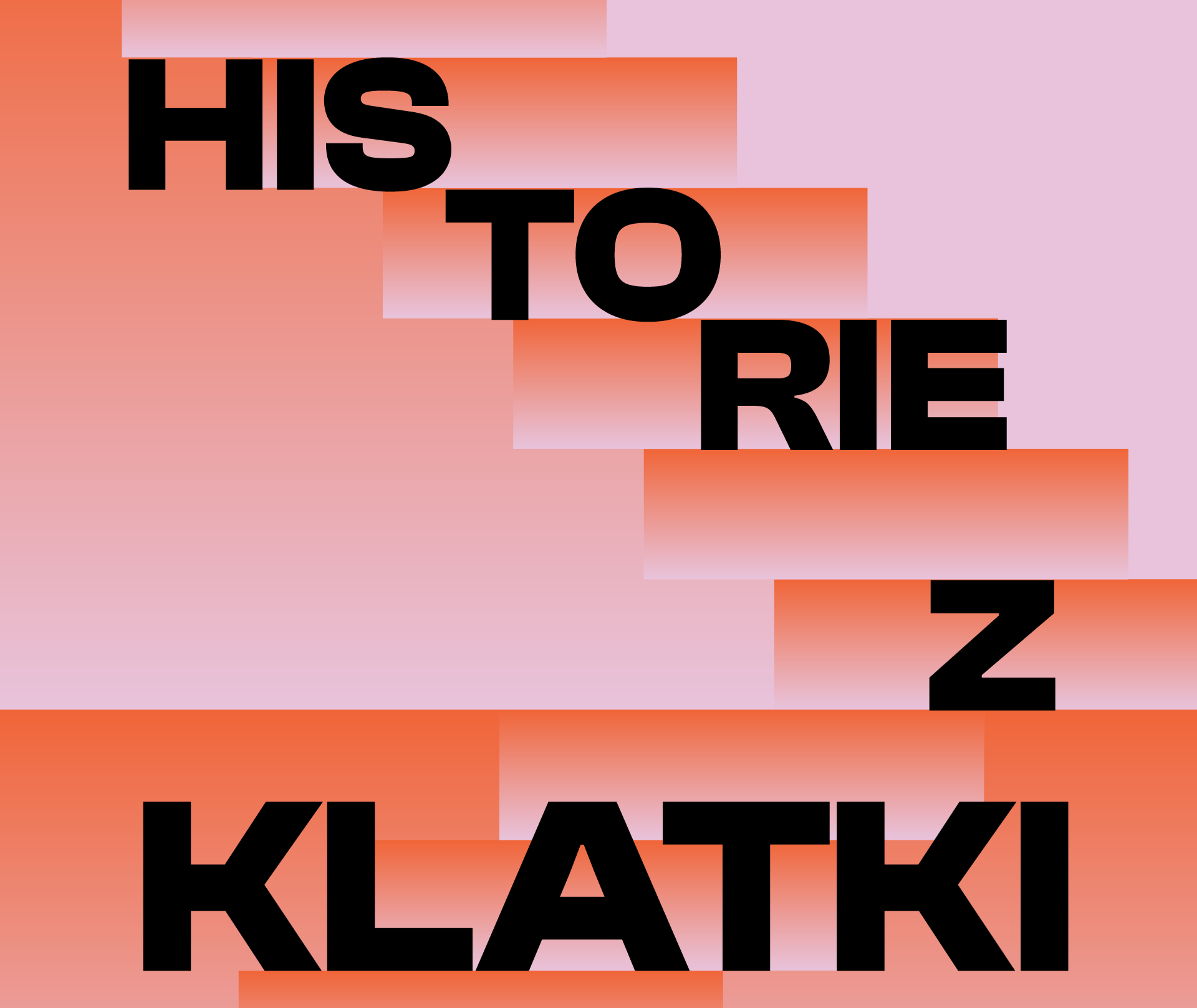 grafika do finału projektu O  CO CHODZI W TYM TEATRZE. czarny napis o co chodzi w tym teatrze na pomarańczowo-różowym tle