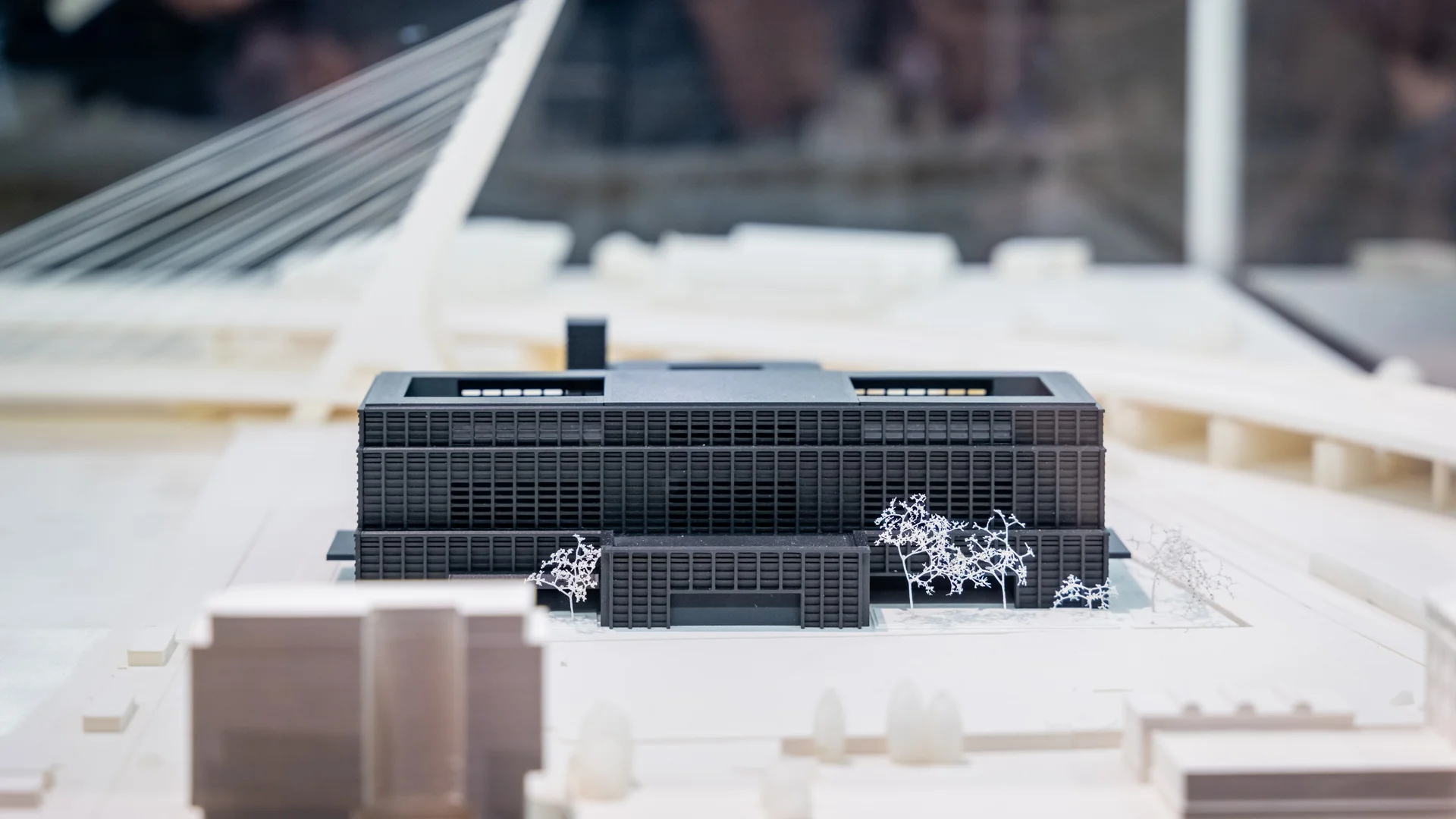 fot. Szczecińska Agencja Artystyczna Czarna makieta nowego teatru.